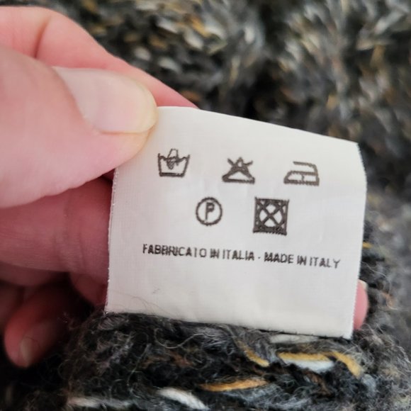 Eleonora Amadei Wool Blend Cowl Neck Sweater SZ M - Picture 9 of 9